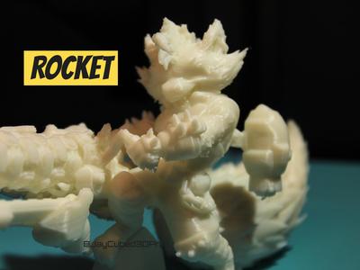 Rocket - Fan Art Sculpture
