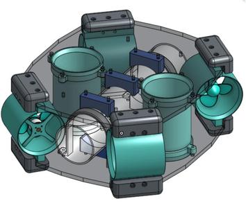 Homemade ROV based on CPSdrone's 8 Motor submarine
