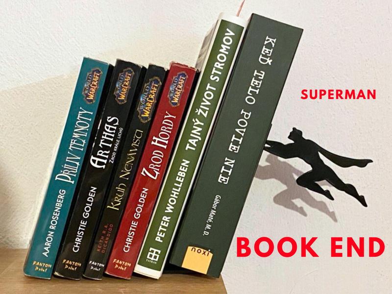 Superman Book End Book Holder