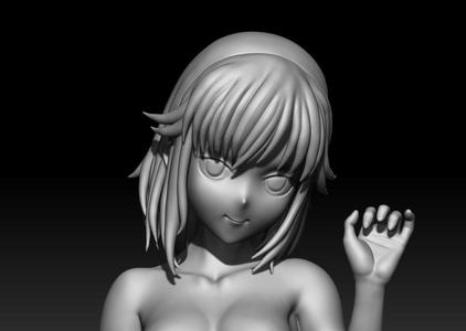 Anime Figure Sexy Girl STL