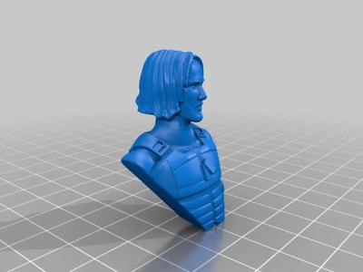 CyberPunk 2077 Keanu Reeves Bust   