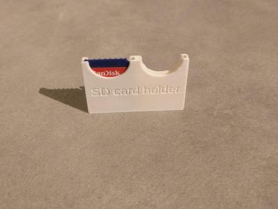 customizable SD card holder (micro, mini and standard)