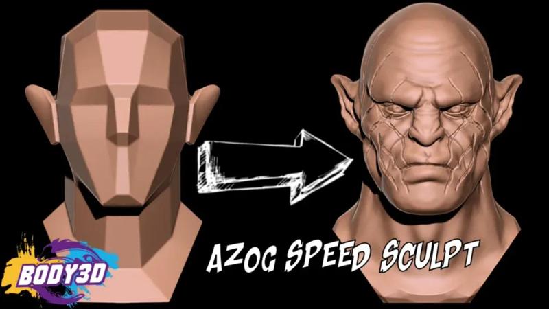 Azog Bust - The Hobbit   