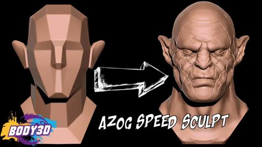 Azog Bust - The Hobbit   