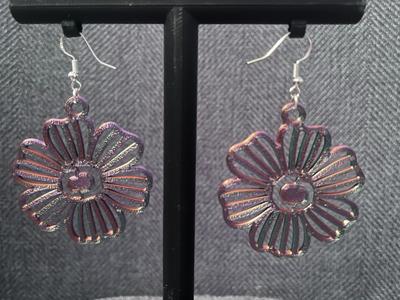 Petal Pop Earrings - 2 sizes, Quick Print, No AMS