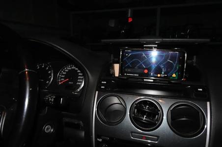 Mazda mobile holder horizontal part for 2 Alligator's grips   