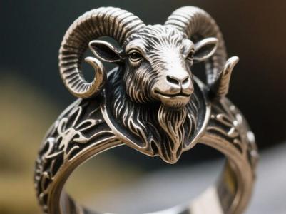 Goat Ring Animal Ring 