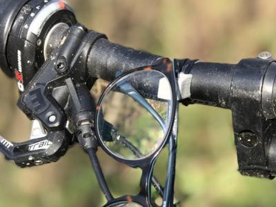 Bike handlebar Glasses / Google holder clamp