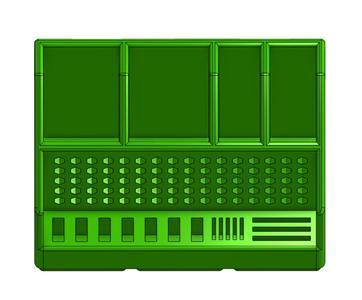 Rugged Gridfinity Desktop Organiser With Usb Storage V2.0 (Gridfinity)