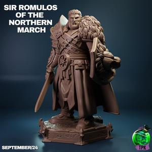 Sir Romulus Wearing Shield