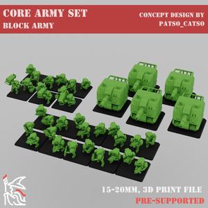 [Block Army] Core Army Set