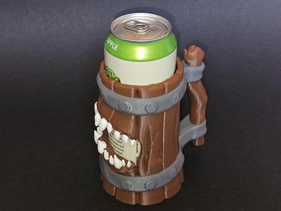 Monster Barrel Can Holder