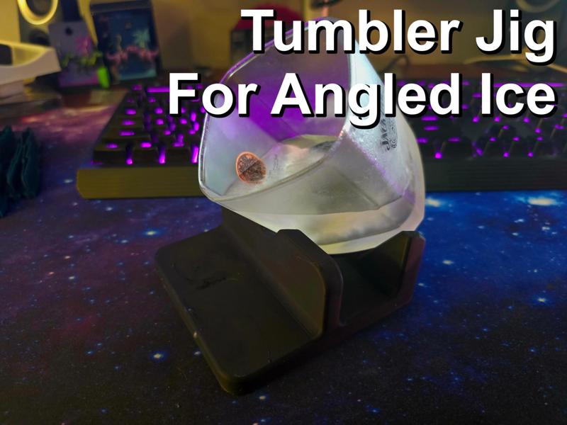 Angled Ice Jig for Square Tumblers