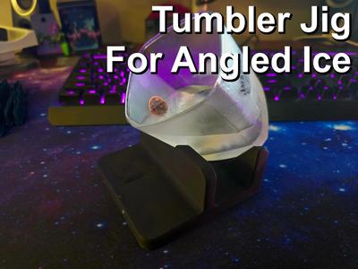 Angled Ice Jig for Square Tumblers