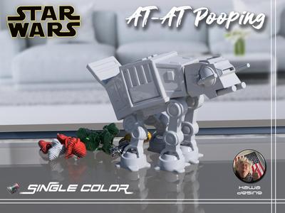 Star Wars AT-AT Pooping