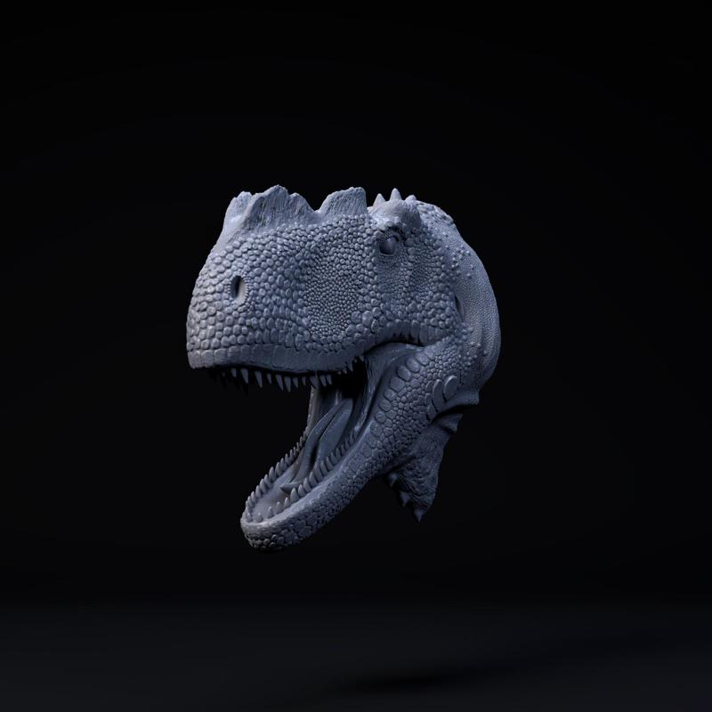 Yangchuanosaurus mount-head