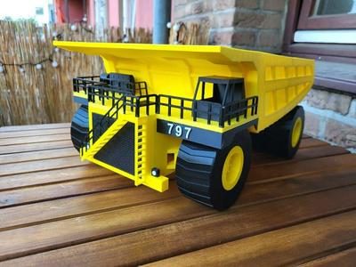 DUMPER TRUCK CATERPILLAR CAT 797 LIKE MODELKIT