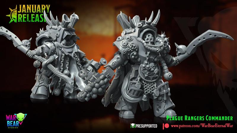 Plague rangers Commander in destroyer armour