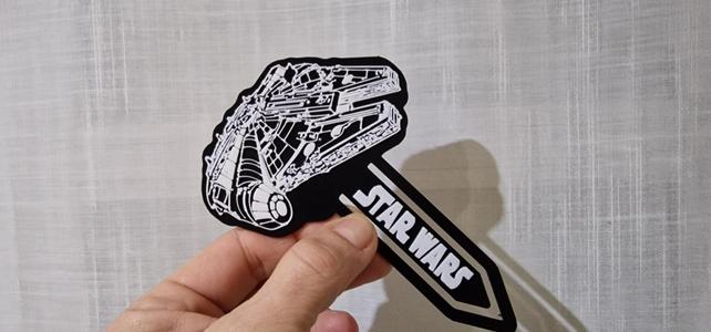 Millennium Falcon Star Wars bookmark starwars 