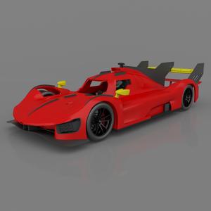 Racing Le Mans Hypercar 499P Ready to Print