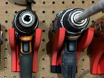 Ridgid Cordless Drill/Impact Holder for Pegboard