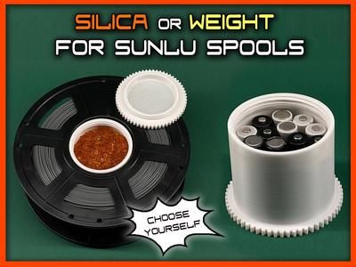 SUNLU (73mm) Spoolweight AND / OR Silica Container