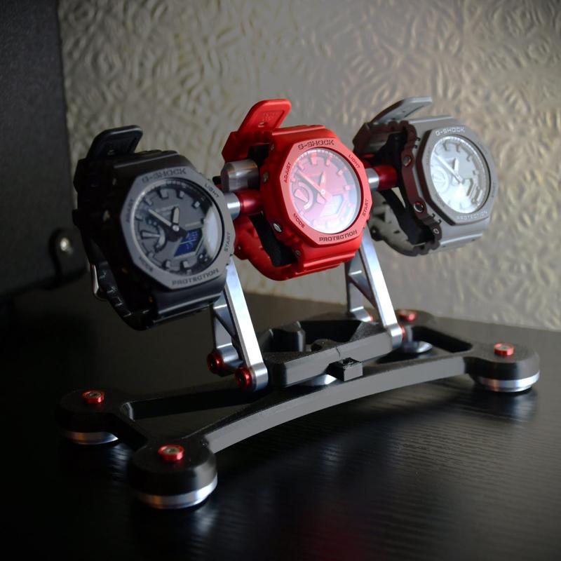 Triple watch stand (Industrial themed)