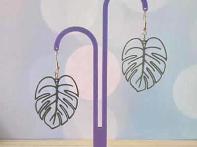 Leaf earrings 