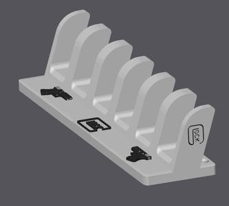 Glock Mag Wall Mount 6 place