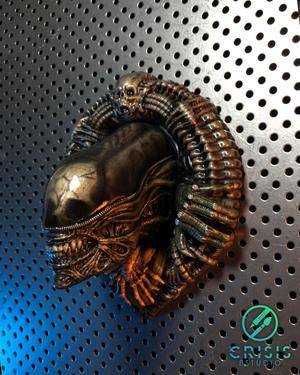 Alien Xenomorph big chap Wall Art Hanger for 3D Print