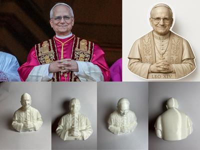 Pope Leo's Zucchetto