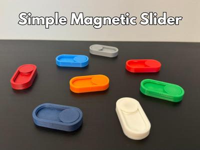 Simple Magnetic Slider Fidget Toy