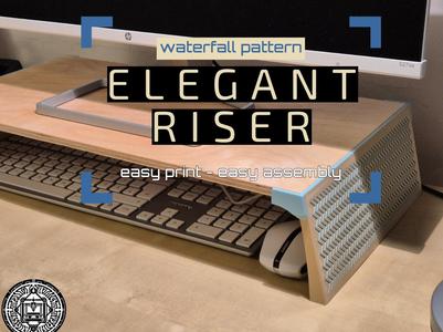 Elegant Riser - Monitor- and Laptop Stand.