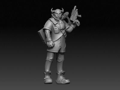 Troll decker from Shadowrun rpg