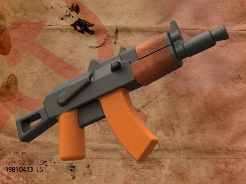 AKS-74U for Lego Minifigures