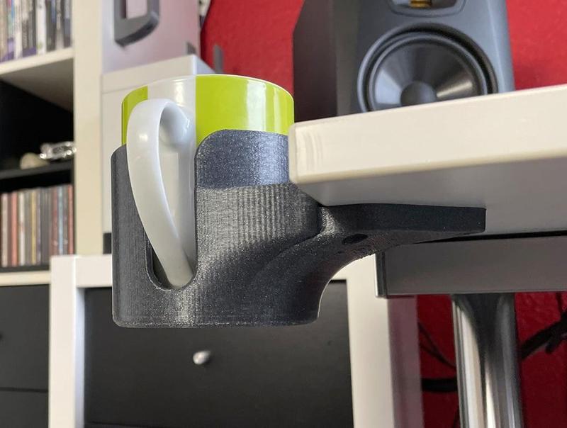 Desk Cupholder / Mugholder Screw-Mounted
