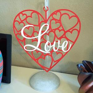 ♥ Heart Love Hanging Sign ♥