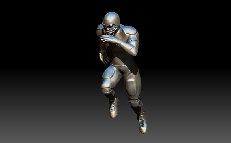 American footballer Pose