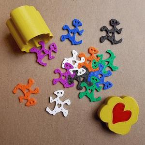 Heart Alien Tiny Tessellation with Box
