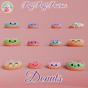 Kawaii Donuts Family
