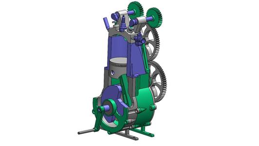 4-stroke engine model