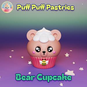 Kawaii Bear Cupcake Chibi