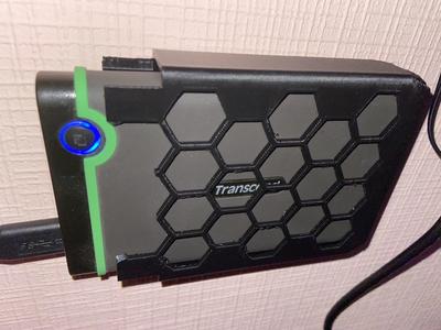 Case/Wallmount for HDD 2.5' Transcend StoreJet 25M3 (TS2TSJ25M3S)