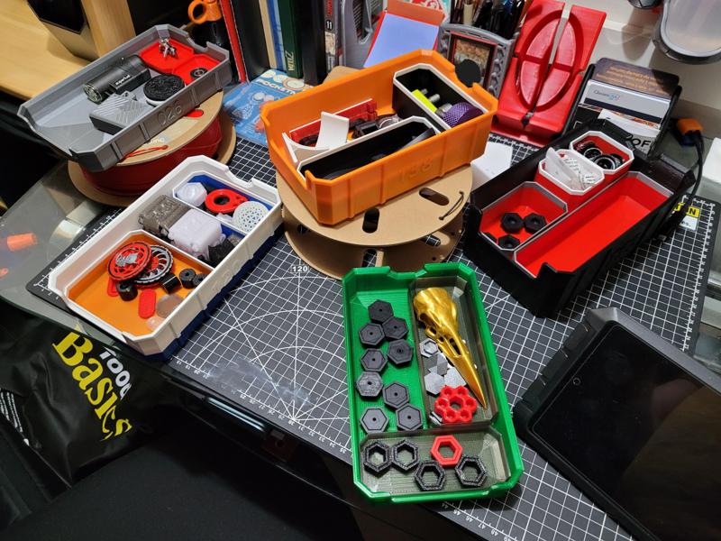 Stackable Sci-Fi Storage Trays