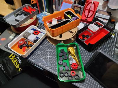 Stackable Sci-Fi Storage Trays