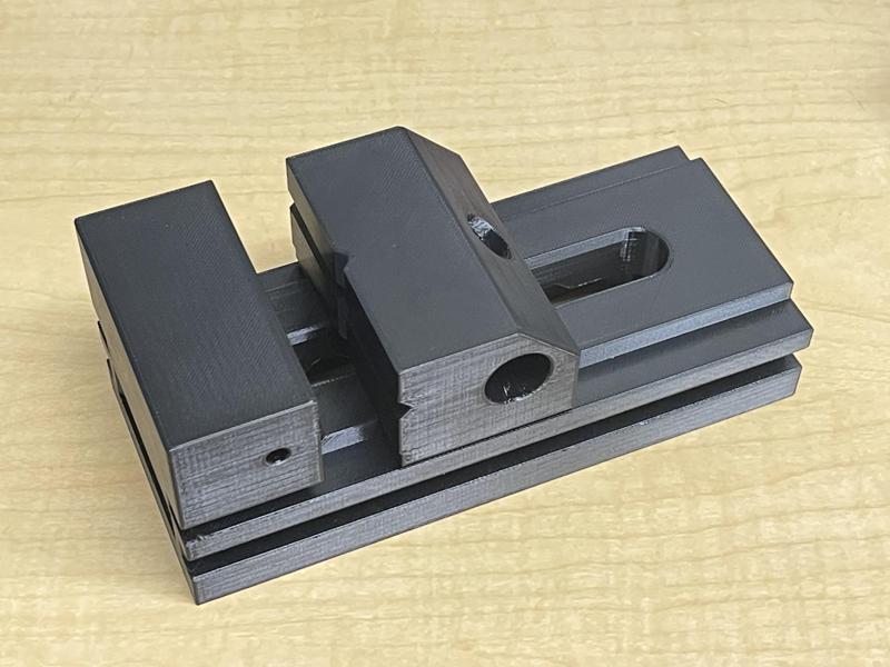 Small vise, soon to have removable jaws