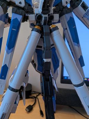 Master Grade action base adapter for RG Hi Nu Gundam
