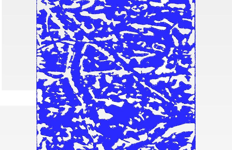 Forest pattern stencil