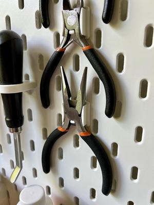 Plier holder for IKEA Skadis
