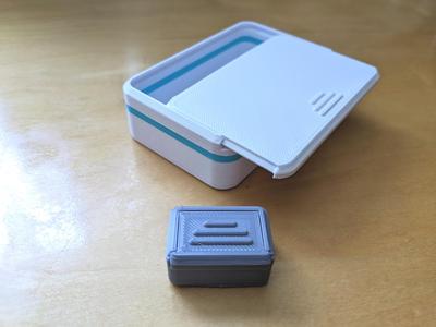 Parametric sliding lid box